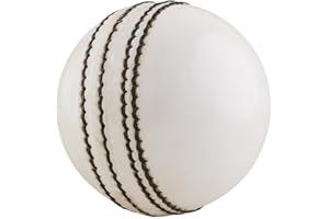 GENERIC Leather Cricket Hard balls for club, practice,test matches,one day,T20 Matches Games hand stitched,tanned leather polished,County cricket Crown Match Cricket Balls Red, White (156g / 5.5oz)