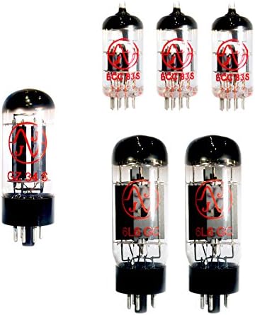Voc Rock (JJ RE VALVE KIT) For MARSHALL JTM45 amplifiers that use TWO 6L6GC AND THREE ECC83 (12AX7) AND ONE GZ34 RECTIFIER TUBES