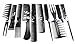 Stock Clearance Sale Up to 60% OFF Limited Time Offer(26 Jan - 29 Feb) - Hairdressing Stylists Barbers Combs 10 Piece Set - 10 pcs Professional Salon Hair Styling Hairdressing Hairdresser Barbers Combs Set (HC-005 Multi Comb SET)