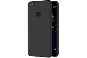 AICEK Etui na telefon Huawei P10 Lite, czarne silikonowe etui ochronne do P10 Lite, TPU Bumper Huawei P10 Lite, etui na telefon komórkowy