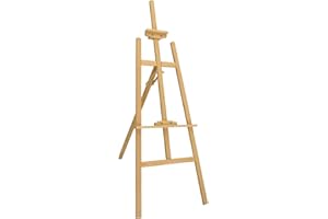 Oypla 5ft 1500mm Wooden Pine Tripod Studio Canvas Easel Art Stand