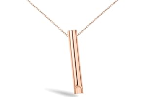 Magiho Edelstahl Achtsames Atmen Halsketten, Atemkette Rauchentwöhnung, Angst Relief Tool, Stressabbau Gegen Angst Verlangsamung Atmung Übungsgerät