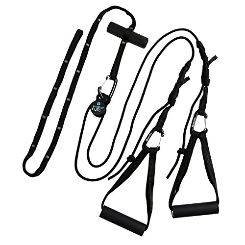 aeroSling ELITE – Sling Trainer mit Umlenkrolle und Türanker | Schlingentrainer inklusive Online-DVD und Poster | Fitness-Gerät für Krafttraining und Koordination - 2