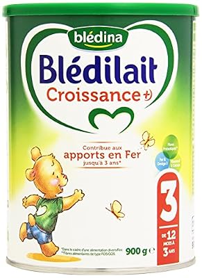 Blédina Blédilait Lait Croissance de 12 Mois à 3 Ans 900 g