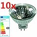 Produktbild 10 Stück Halogenreflektor MR16 16 Watt 36 Grad 12V Flood breitstrahlend