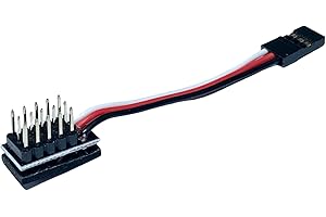 VUNIVERSUM Premium Adapter Servo Kabel Verteiler 5 Fach Splitter Lead 1x JR Futaba Female auf 5X Male Pins 6cm Adapterkabel für Multicopter LED ESC Quad Copter Drohne Hitec Robbe Modellbau
