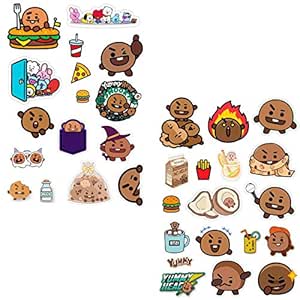 kpop merch bt21 shooky sticker pack pack of 2 amazon in office products
