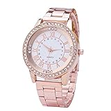 Contever® Modische Herrenuhr Analog Quarz Armbanduhr Uhr Mit Edelstahl Armband - Rose Golden