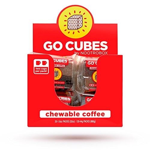 Preisvergleich Produktbild Go Cubes Chewable Coffee - Box of 20 X 4-packs