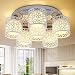 Produktbild LED-Deckenleuchte modernen minimalistischen Schlafzimmer leuchtet Aluminium Decke Restaurant K¨¹che Wohnzimmer Balkon Gre 500 * 300mm Druckknopfschalter E27 Lampenfassung , white