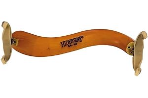 Hidersine Maesbury Premium Shoulder Rest for Violin 3/4 to 4/4 size. Height Adjustable. Sculpted, ergonomic wooded construction. Comfortable Padding.