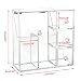 Discoball Transparent Acrylic Makeup Brushes Storage Box, X-Large