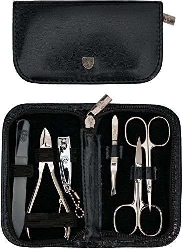 Drei Schwerter | Exklusives 6-teiliges Maniküre – Pediküre – Nagel – Pflege-Set / Etui | Made in Solingen / Germany | VERSCHIEDENE DESIGNS (783202) - 2