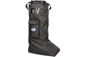 AMESBICHLER REITSPORT Reining Horse Boot Bag | Reitstiefeltasche |tragetasche for Riding Boot Black Riding Boots/Riding Boots Protector/Boot Bag |tasche Rider Pocket Case for Riding Boots