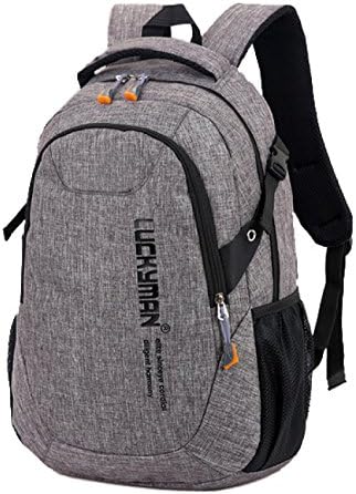 WDAKOWA 55L Large-capacity Double Shoulder Backpack Casual Outdoor Sports Bag Travel Backpack Student Backpack,Gray