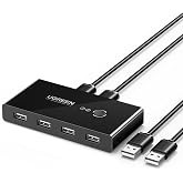 Ugreen 4 Port USB PC Switch Paylaşım Adapt&ouml;r&uuml;