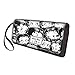 Price comparison product image Betty BOOP Noir - Women's Wallet with Metallic Button and Zip - with Wrist Handle - Color Black