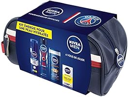 Nivea Men PSG Coffret Trousse Energie pour une Peau Hydrat&eacute;e - 4 Produits