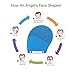 Facial Cleansing Brush, HailiCare Electric Waterproof Silicone Face Massager Anti-Aging Skin Cleanser and Deep Exfoliator Makeup Tool for Facial Polish and Scrub (Blue)