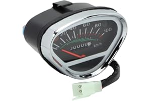 EBTOOLS pour compteur tnt motor city, skyteam dax 50 4t Compteur de vitesse pour moto, compteur de vitesse 12V adapté pour DAX Bike CT70 Bike 100km/h