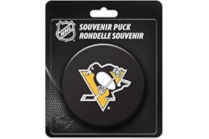 SAFEJAWZ NHL Souvenir Puck Basic Blister, 510AN000413, Pittsburgh Penguins