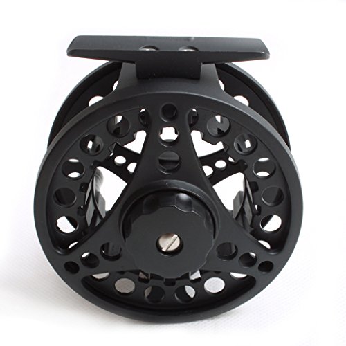 Preisvergleich Produktbild Aluminiumfischen Fliegenrolle 2 / 3 Gewichtsdurchmesser 68mm Links Fit Rechten Hand Schwarz