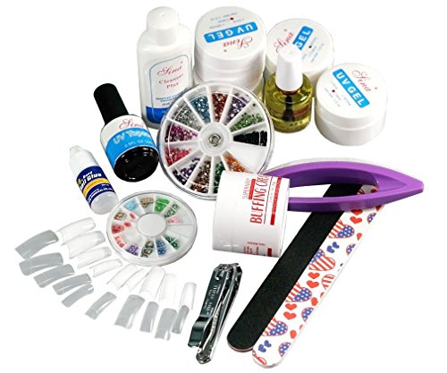 Micro Trader Nail Professional Art Manicure UV Gel Tool Kit Full Set With Bag