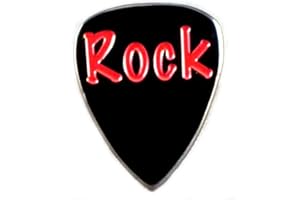 MAINLY METAL Broche en métal émaillé Motif Rock Music-Médiator de guitare/Pry outil
