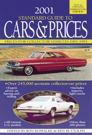 2001 Standard Guide to Cars & Prices livre
