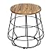 Produktbild Mendler Sitzhocker HWC-A80, Hocker Aufbewahrung, Industriedesign Echtholz Ø35cm