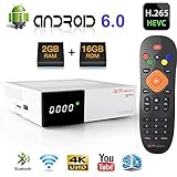 🌟【Android 6.0 TV BOX】Esta caja de TV Android 6.0 con tecnología Amlogic S905D Quad Core ARM Cortex-A53, funciona de manera más estable y rápida. Y compatibilidad con las últimas aplicaciones de Android como YouTube, Netflix y muchos juegos y soporte para más dispositivos USB. Sitio web de soporte técnico: www.freesat.cn