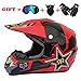 Produktbild XSWE Profi-MotorcrossHelm Off Road Helmet Racing Downhill Racing Helmet Cross Helmet Motocross/ATV/Off-Road/Endurance Race Size: S-XL,XL