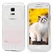Produktbild S5 Mini Hülle Kasos für Samsung Galaxy S5 Mini Case TPU Silikon Tasche Transparent Schutzhülle Handytasche Weich Bunt Gemalt Crystalcase Smart Cover Rosa Farbverlauf Totem Design