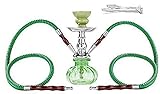 budawi® - Shisha 2 Schläuche H:24 cm incl. Kohlenzange