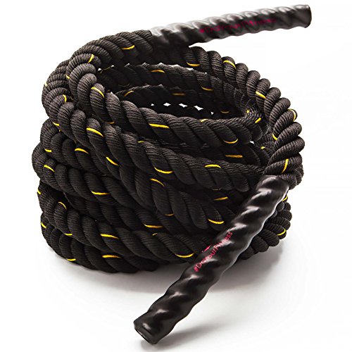 BattleRope Sportseil »Xerxes« / Schwungseil für Sprung- Kletter- CrossFit-Training, Kraftausdauer und Tauziehen / 9m, 12m & 15m / 3,8 cm dick