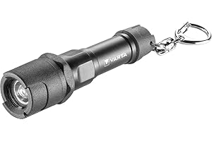 Varta Indestructible Key Chain latarka (w zestawie 1 bateria AAA o długiej żywotności, brelok do kluczy, odporny na zarysowania i bryzgoszczelny)