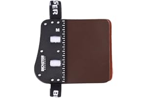 BICASTER SP3 Barebow Doigts Tabs en Cuir de Vache + Plaque en Aluminium