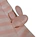 CRI CRI "Bunny Hase Ostern Easter" baby girls sleeper set with pants and shirt stripes (rose/white)