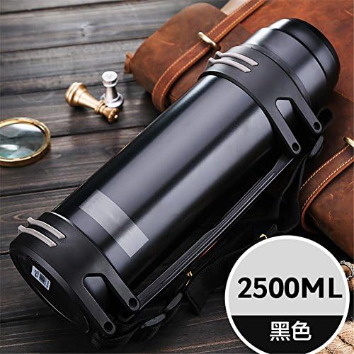 Stainless Steel Water Vacuum Bottle Car travel kettle home outdoor insulation cup male stainless steel heating hot water bottle large capacity , 1