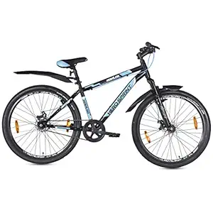 Hero Unisex Howler 26T Mountain Bike , 1-Speed , 20 Inches Steel Frame , Disc Brake , Rigid Suspension , Multicolor