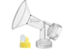 MAYMOM De Una Sola Pieza Para Senos (Grande, 27 Mm) W / Válvula