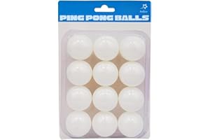 ANIKEES Premium 40+ White Ping Pong Balls – Durable ABS Table Tennis Balls for Training & Practice | High Performance | Indoor & Outdoor | Pack of 12