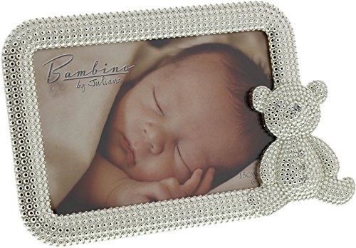 Bambino by Juliana Crystal Teddy Photo Frame CG888 by Bambino by Juliana