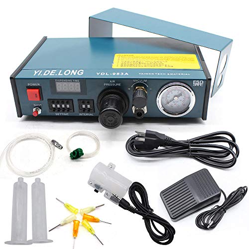 Preisvergleich Produktbild YIYIBY Professioneller Präziser Digital Display Solder Paste Glue Dropper Liquid Dispenser Controller Präziser Klebstoffspender