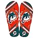 Produktbild Miami Dolphins NFL Unisex Big Logo Flip Flops Medium (W 9-10/M 7-8)