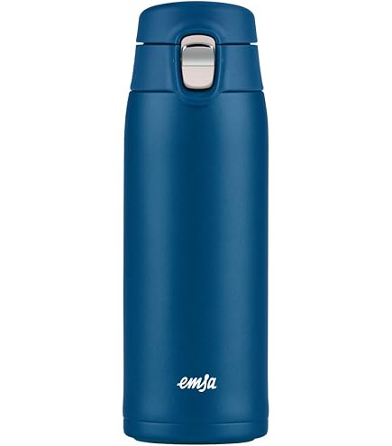 TEESA Reise-Thermobecher Aus Edelstahl – 500 Ml, Braun, Auslaufsicher & Langhaltend Warm/kalt