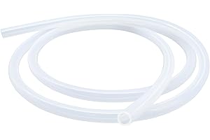 LAVMHAB Tubo in silicone 10 mm ID x 14 mm OD 1,5 m di lunghezza, tubi flessibili per uso alimentare, tubi flessibili per il trasferimento della pompa
