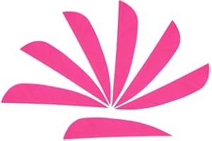 ZSHJGJR ZSHJG 50pcs Plume de Flèche Empennage de Flèche 3 Pouces Fletches Naturelles Aile Droite pour Les Flèches de Bricolage Arbalète Flèches de Carbone