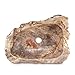 Produktbild Oriental Galerie Massives Waschbecken aus versteinertem Holz Steinwaschbecken Fossilbecken Fossil Marmorierung Unikat Nr. 984