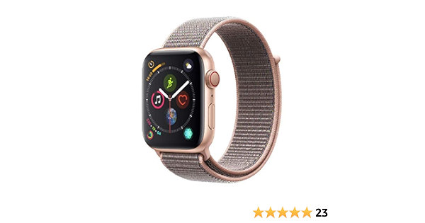 Apple Watch Series 4 GPS + Cellular, 44mm Aluminiumgehäuse, Gold, mit Sport  Loop, sandrosa : Amazon.de: Elektronik \u0026 Foto